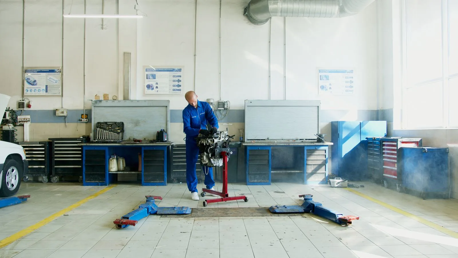 Mechanical investigation and repair — stock project example